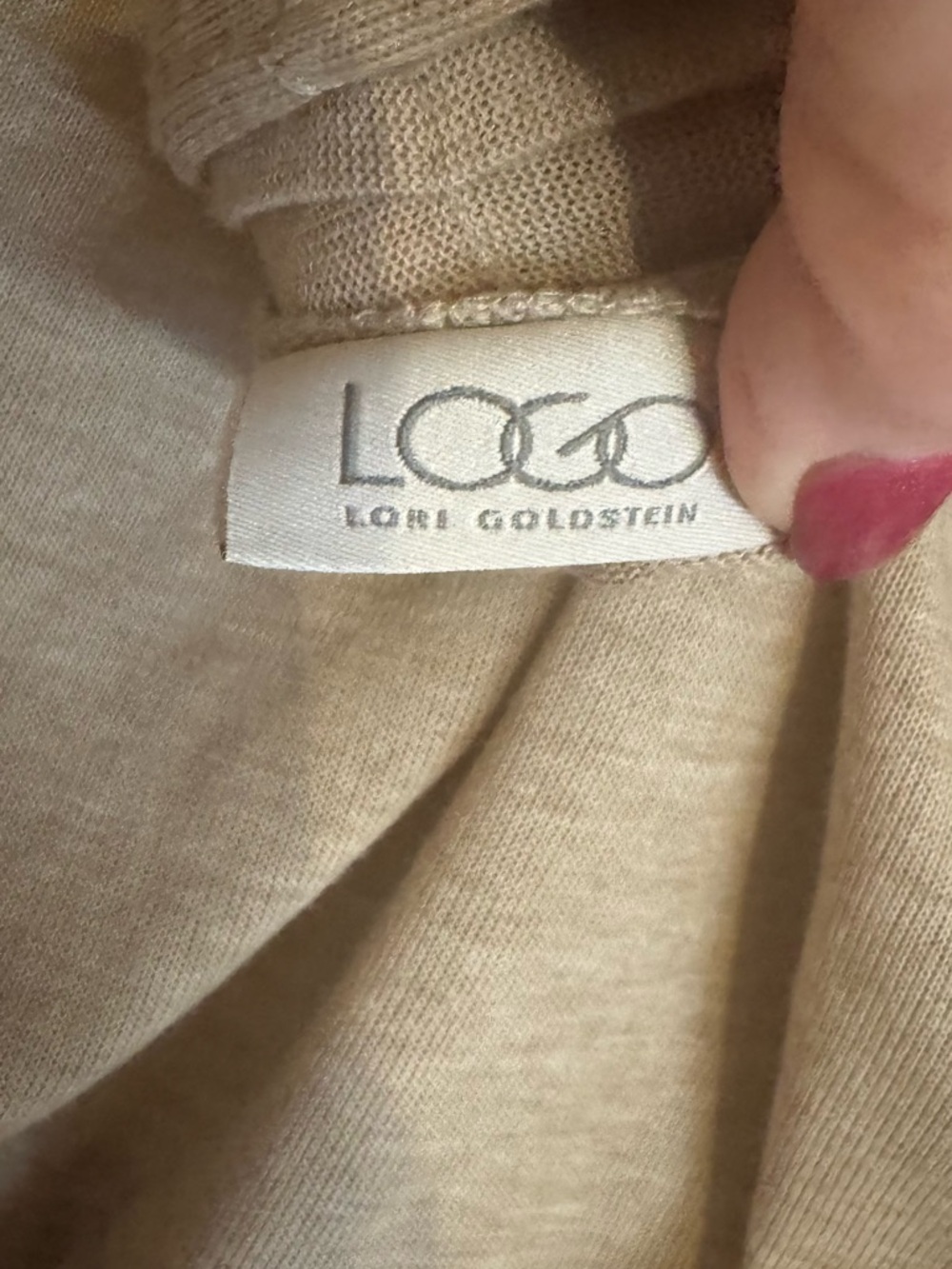 LOGO by Lori Goldstein Open-Front Longer Cardigan w/Back Detail PLUS: 1X #14 - Picture 9 of 9